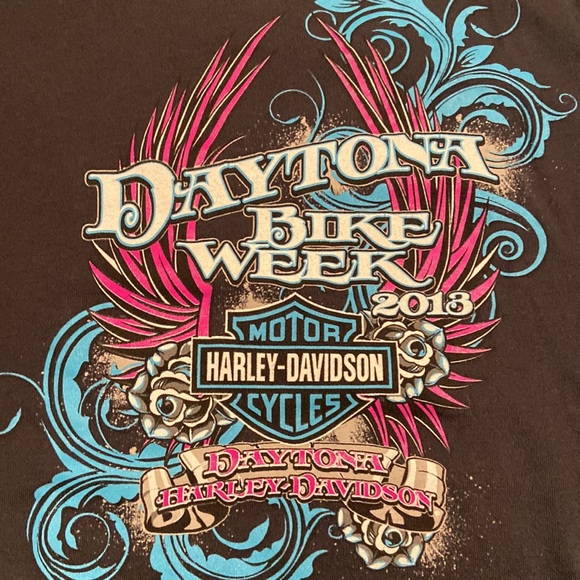 Harley-Davidson Tops - EUC Daytona Harley-Davidson